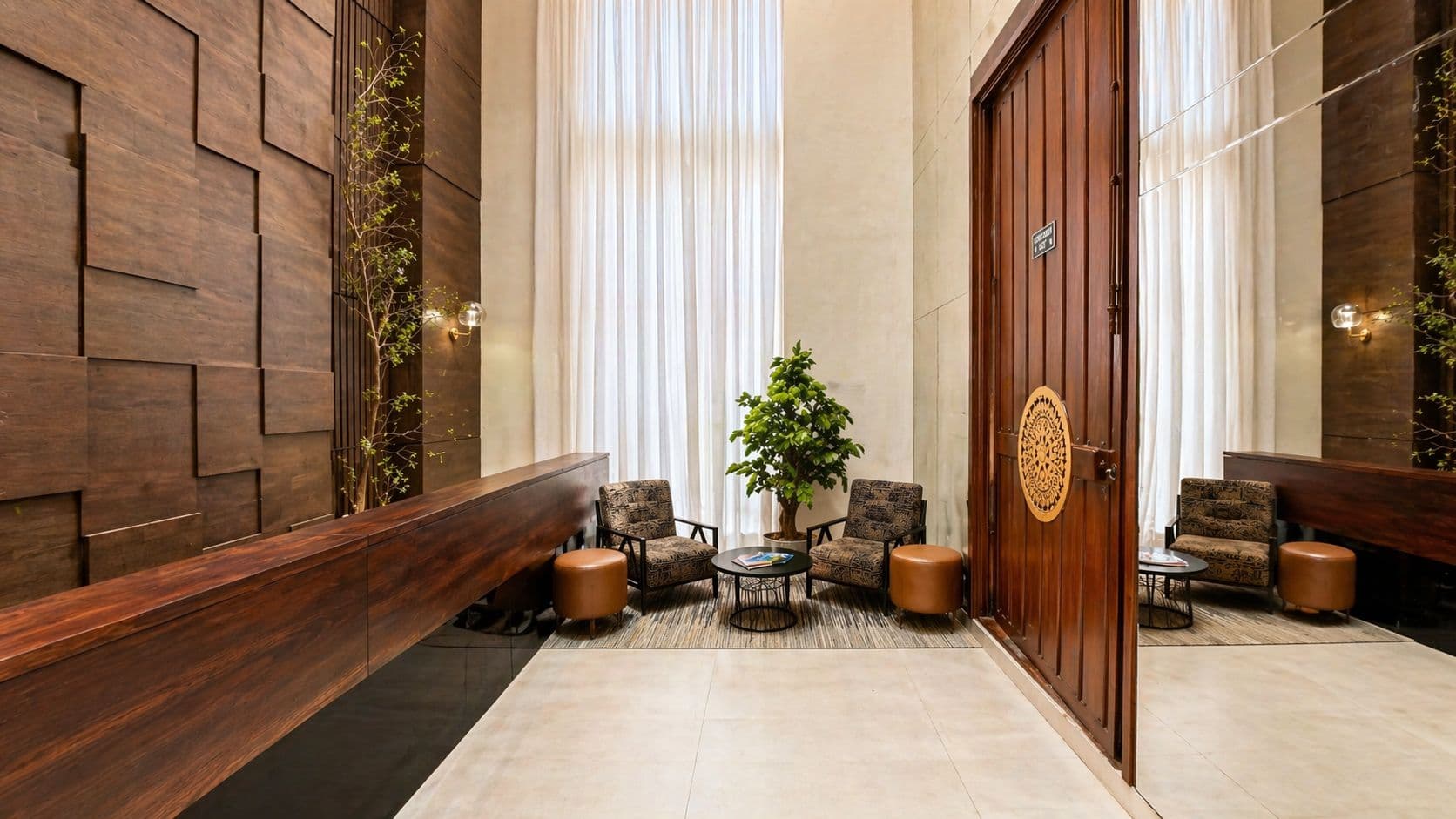 The lobby of the HOC building